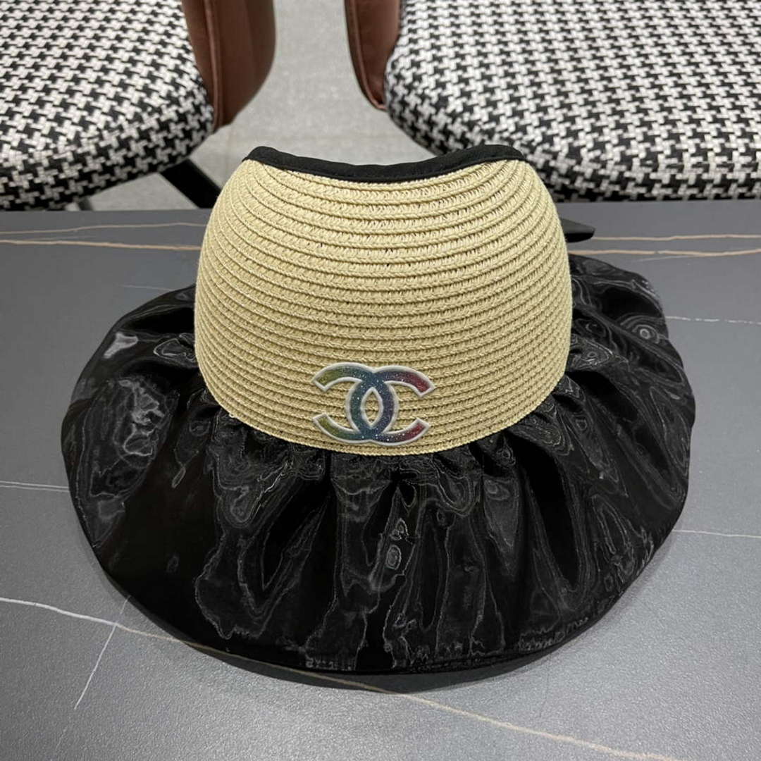 Chanel Hat Designer Chanel Sun Hat C88134 - Default Title - View 1
