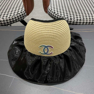 Chanel Hat Designer Chanel Sun Hat C88134 - Default Title - View 1