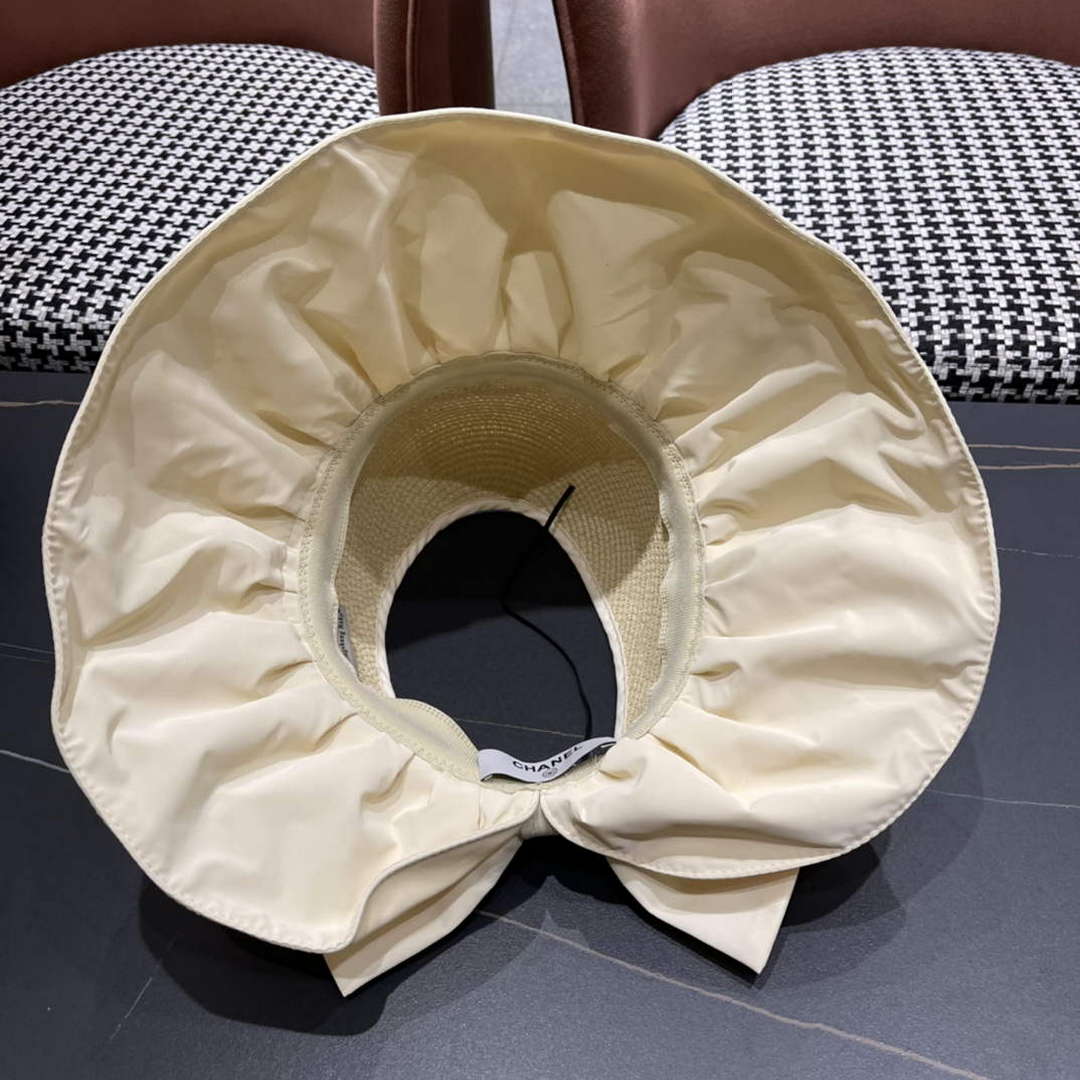 Chanel Hat Designer Chanel Sun Hat C88135 - Default Title - View 7