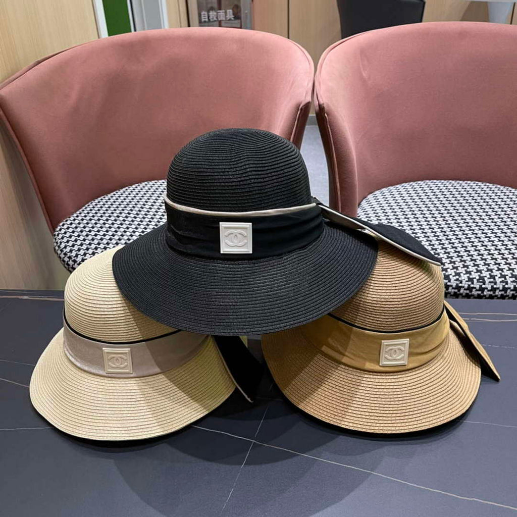 Chanel Hat Designer Chanel Woven Straw Hat C88130
