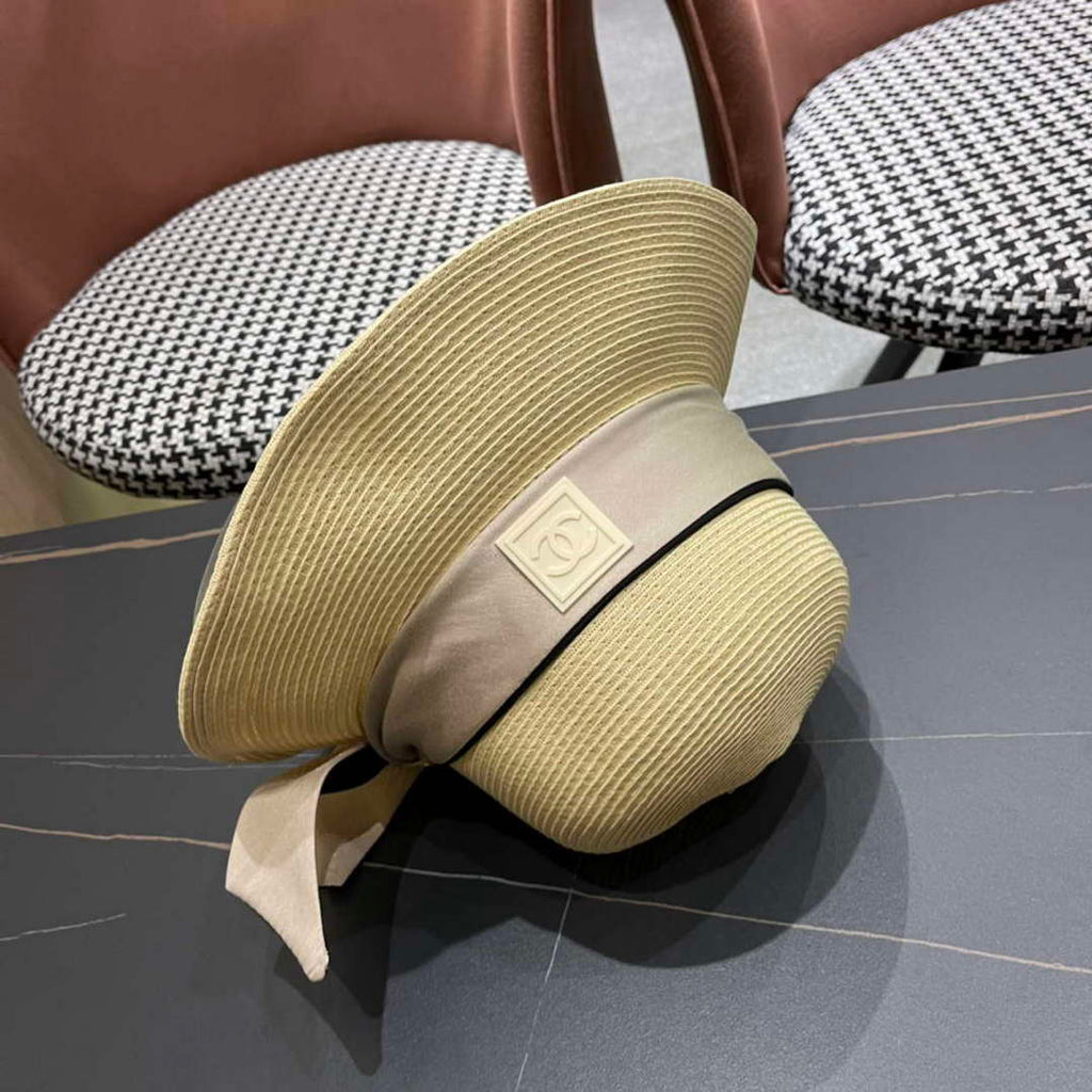 Chanel Hat Designer Chanel Woven Straw Hat C88130