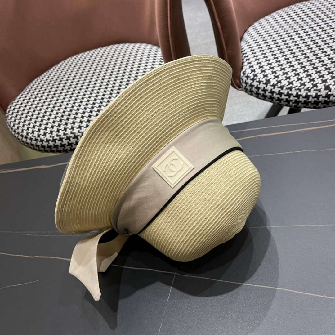 Chanel Hat Designer Chanel Woven Straw Hat C88130