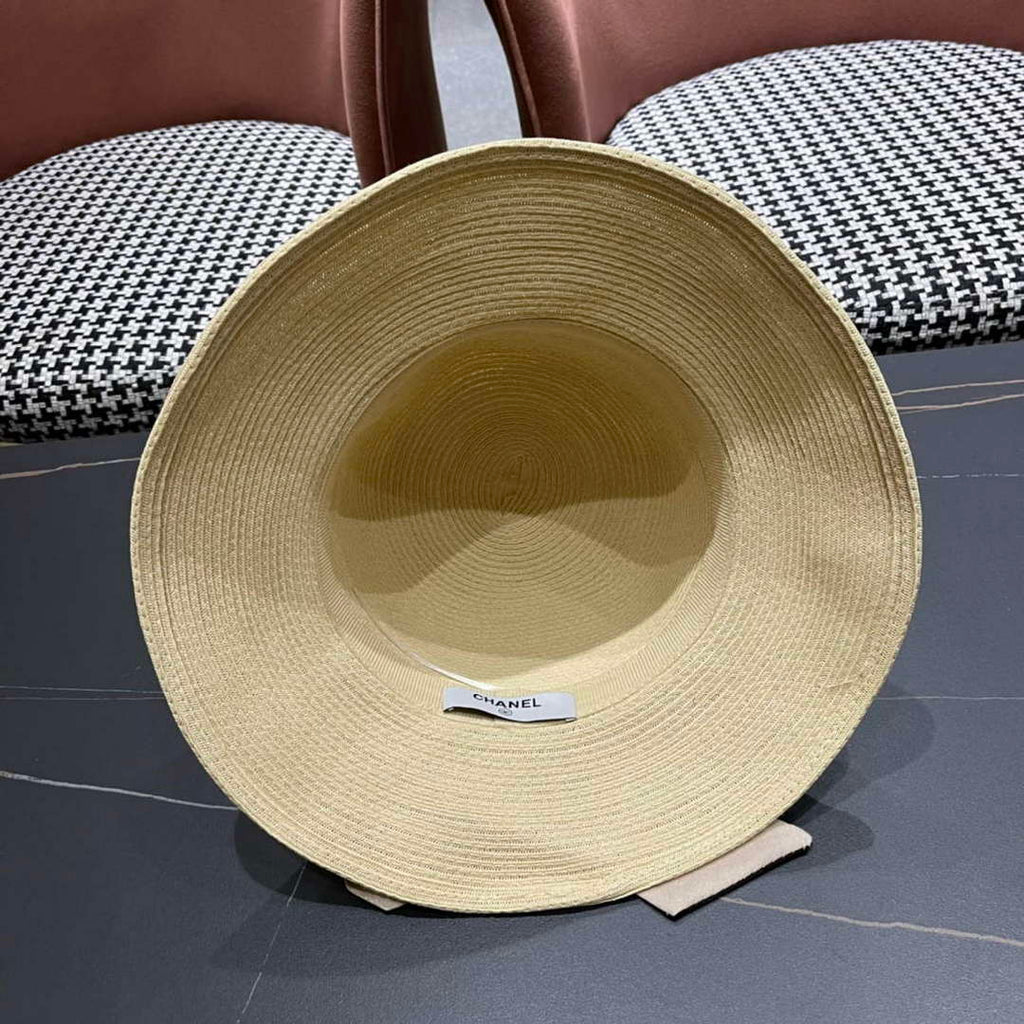 Chanel Hat Designer Chanel Woven Straw Hat C88130