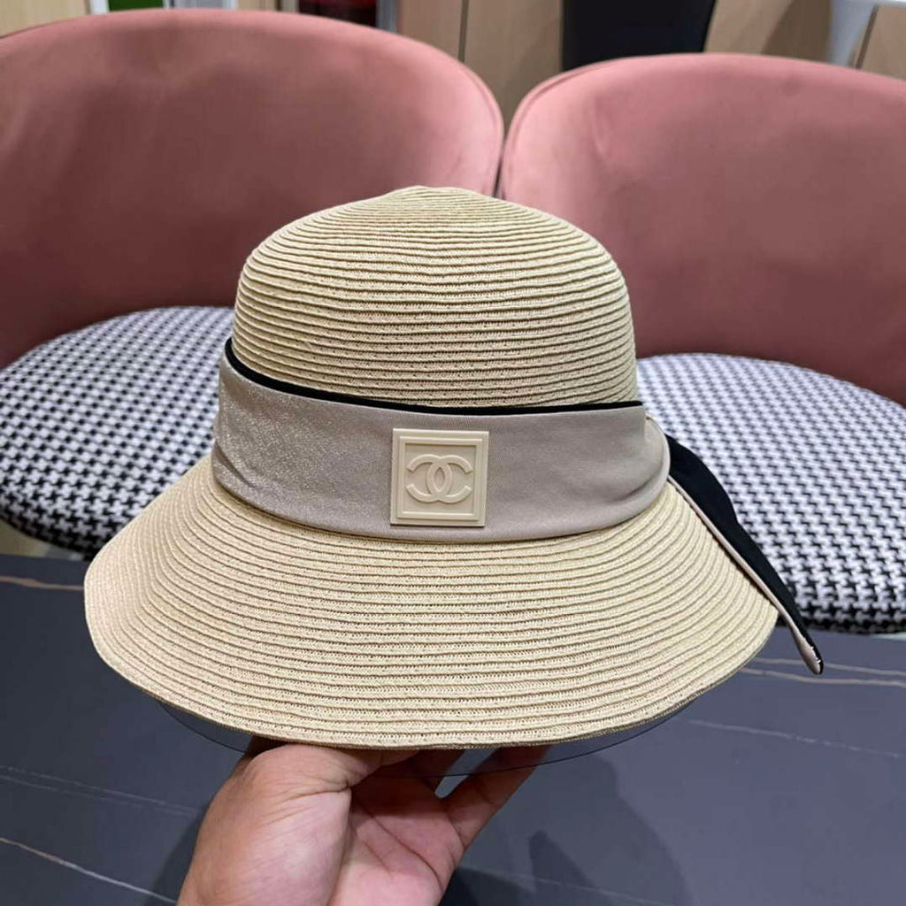 Chanel Hat Designer Chanel Woven Straw Hat C88130