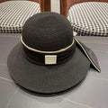 Chanel Hat Designer Chanel Woven Straw Hat C88131 - Default Title - View 1