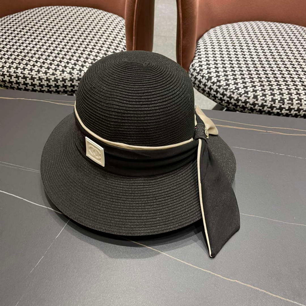 Chanel Hat Designer Chanel Woven Straw Hat C88131