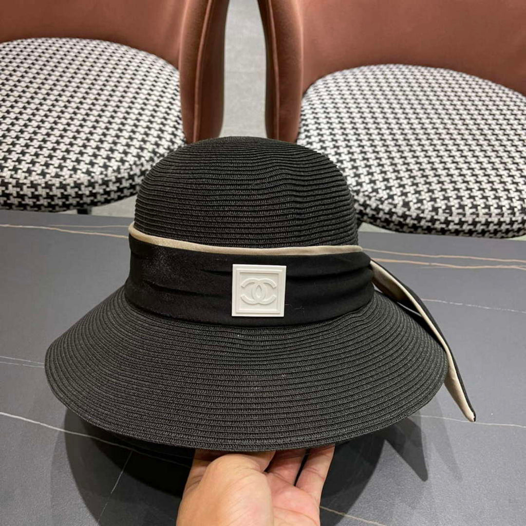 Chanel Hat Designer Chanel Woven Straw Hat C88131