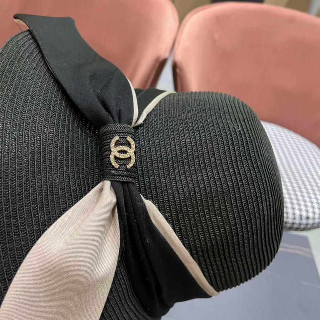 Chanel Hat Designer Chanel Woven Straw Hat C88131
