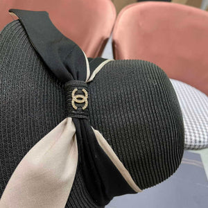Chanel Hat Designer Chanel Woven Straw Hat C88131 - Default Title - View 8