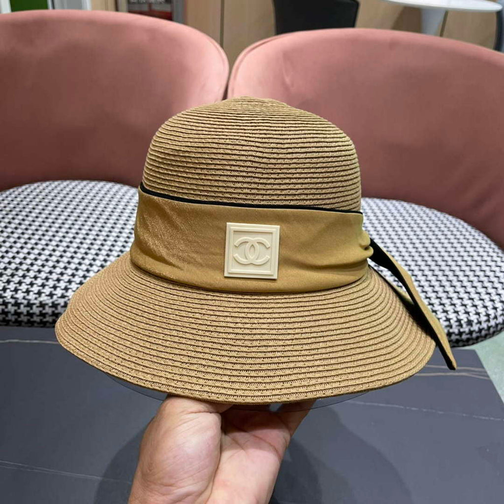 Chanel Hat Designer Chanel Woven Straw Hat C88132