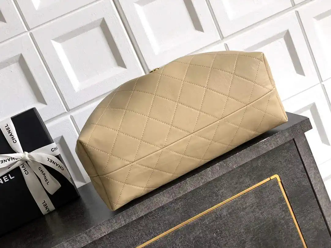 Chanel Hobo Bag 26C Lambskin AS5799 Apricot