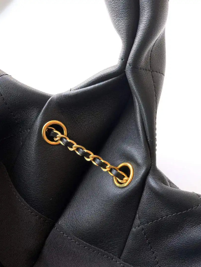 Chanel Hobo Bag 26C Lambskin AS5799 Black