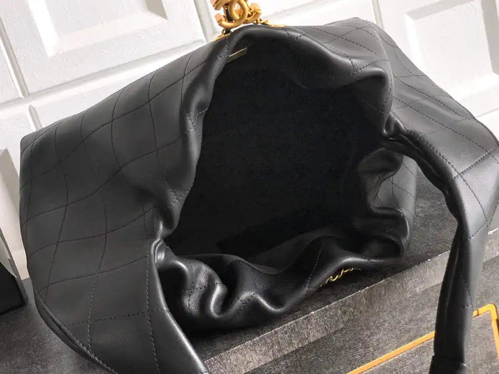 Chanel Hobo Bag 26C Lambskin AS5799 Black