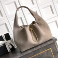 Chanel Hobo Bag 26C Suede AS5799 Gray