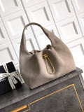 Chanel Hobo Bag 26C Suede AS5799 Gray