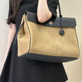 Chanel AS6289 Large Shopping Bag Suede & Calfskin