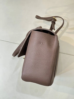 Chanel Maxi Flapbag Grained calfskin & gold-tone metal AS6231 Light brown - Gold - View 7