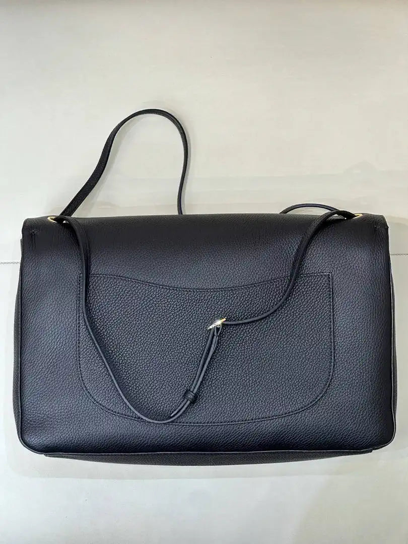 Chanel Maxi Flapbag Grained calfskin & gold-tone metal AS6233 Black - Gold - View 17