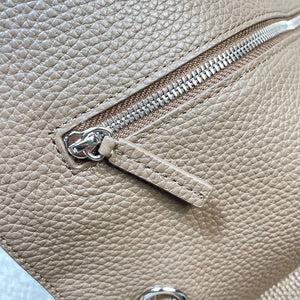 Chanel Maxi Flapbag Grained calfskin & gold-tone metal AS6233 Light Brown - Gold - View 17