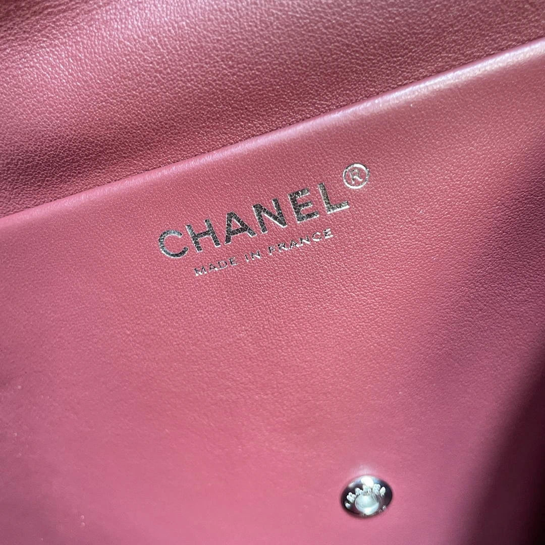 Chanel Maxi Flapbag Grained calfskin & gold-tone metal AS6233 Light Brown - Gold - View 18