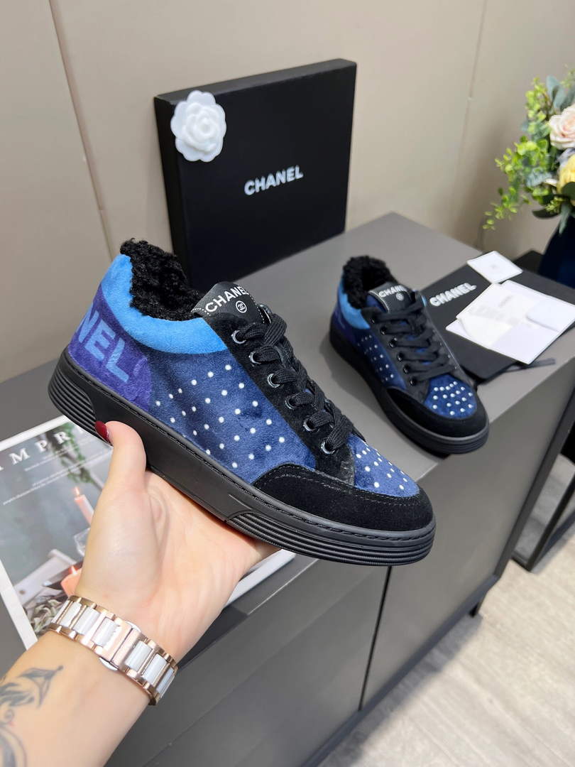 Chanel Men Women's Sneaker Designer Chanel Tennis Shoes C90090