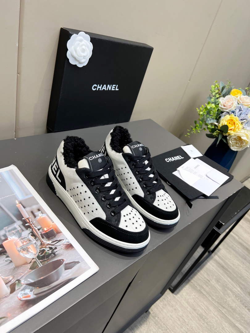 Chanel Men Women's Sneaker Designer Chanel Tennis Shoes C90091