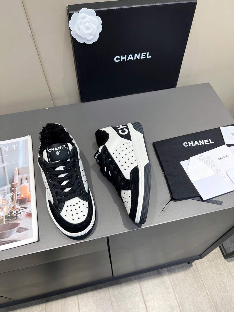 Chanel Men Women's Sneaker Designer Chanel Tennis Shoes C90091
