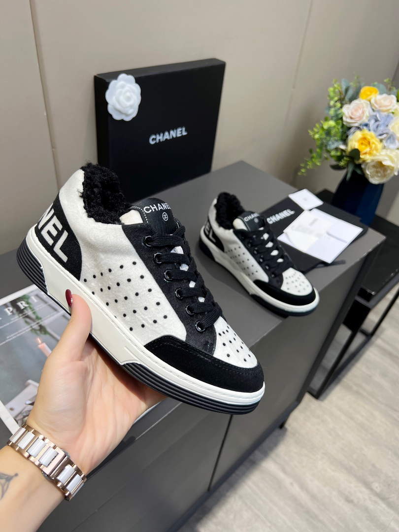 Chanel Men Women's Sneaker Designer Chanel Tennis Shoes C90091