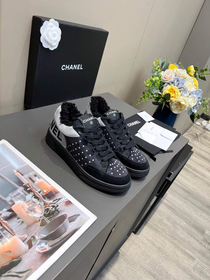 Chanel Men Women's Sneaker Designer Chanel Tennis Shoes C90092