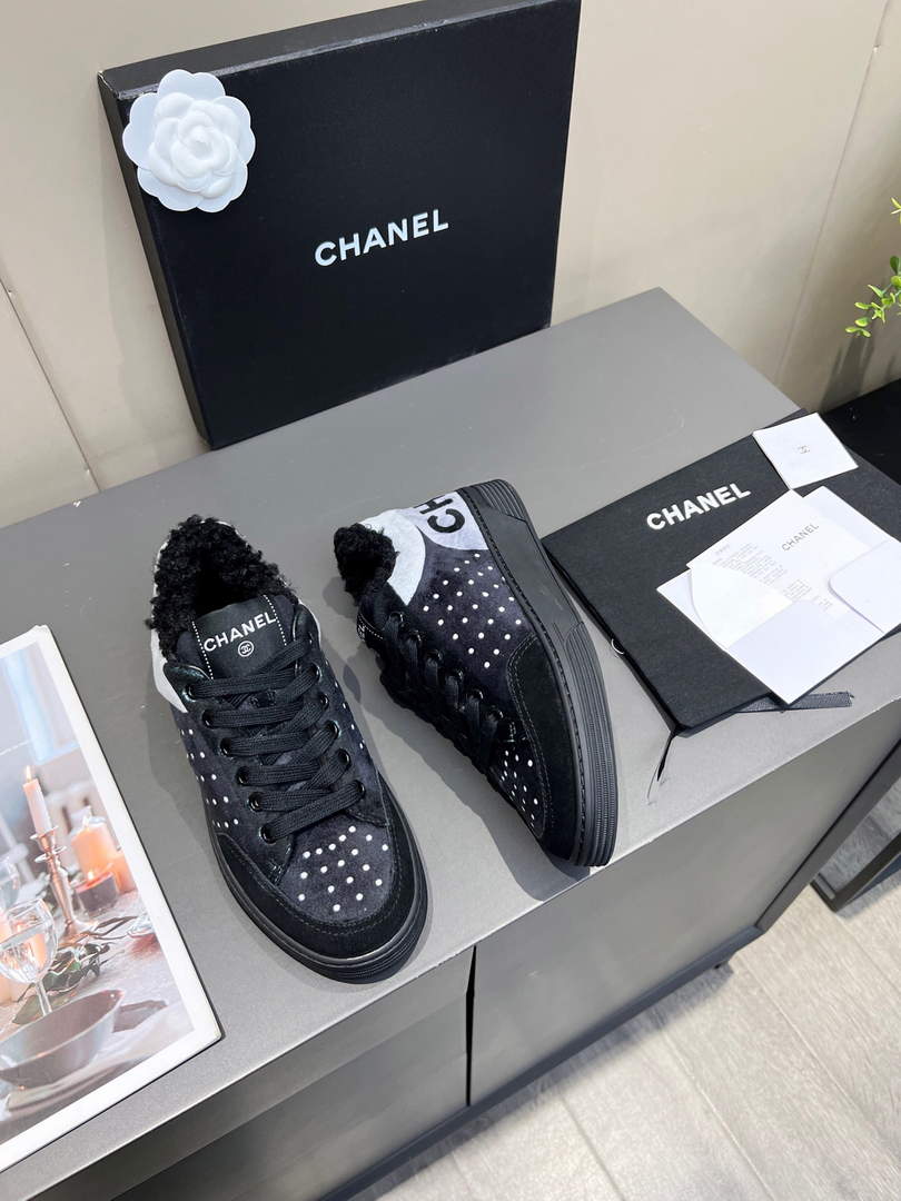 Chanel Men Women's Sneaker Designer Chanel Tennis Shoes C90092