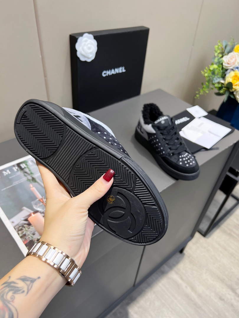Chanel Men Women's Sneaker Designer Chanel Tennis Shoes C90092