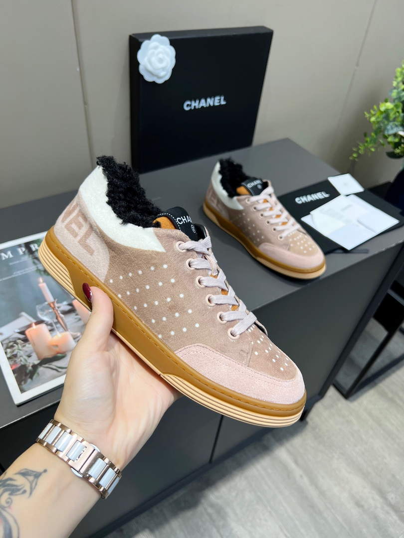Chanel Men Women's Sneaker Designer Chanel Tennis Shoes C90094