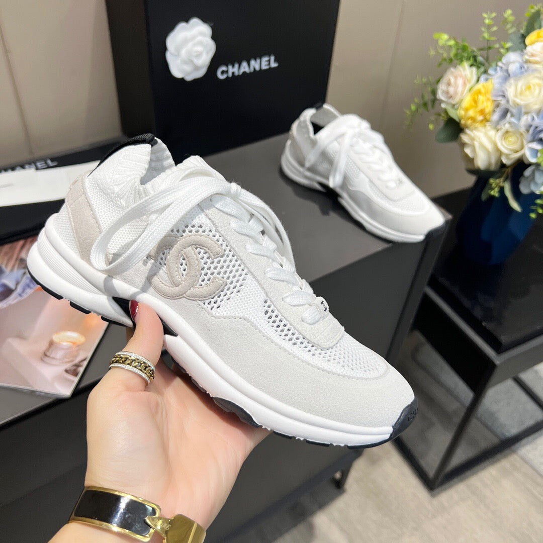 Chanel Men Women's Sneaker Designer Chanel Tennis Shoes C90095