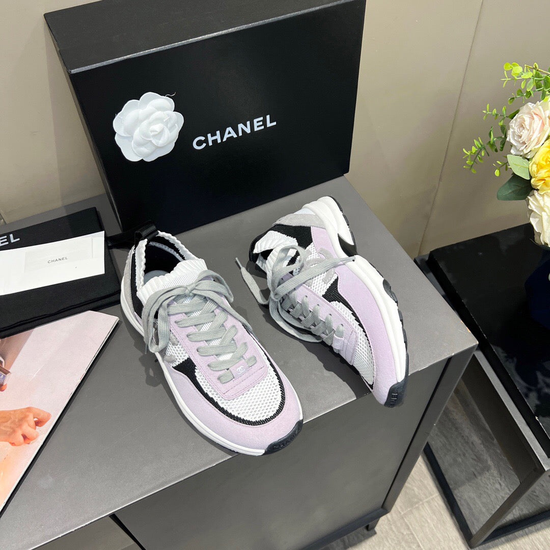 Chanel Men Women's Sneaker Designer Chanel Tennis Shoes C90098 - 34 - View 3