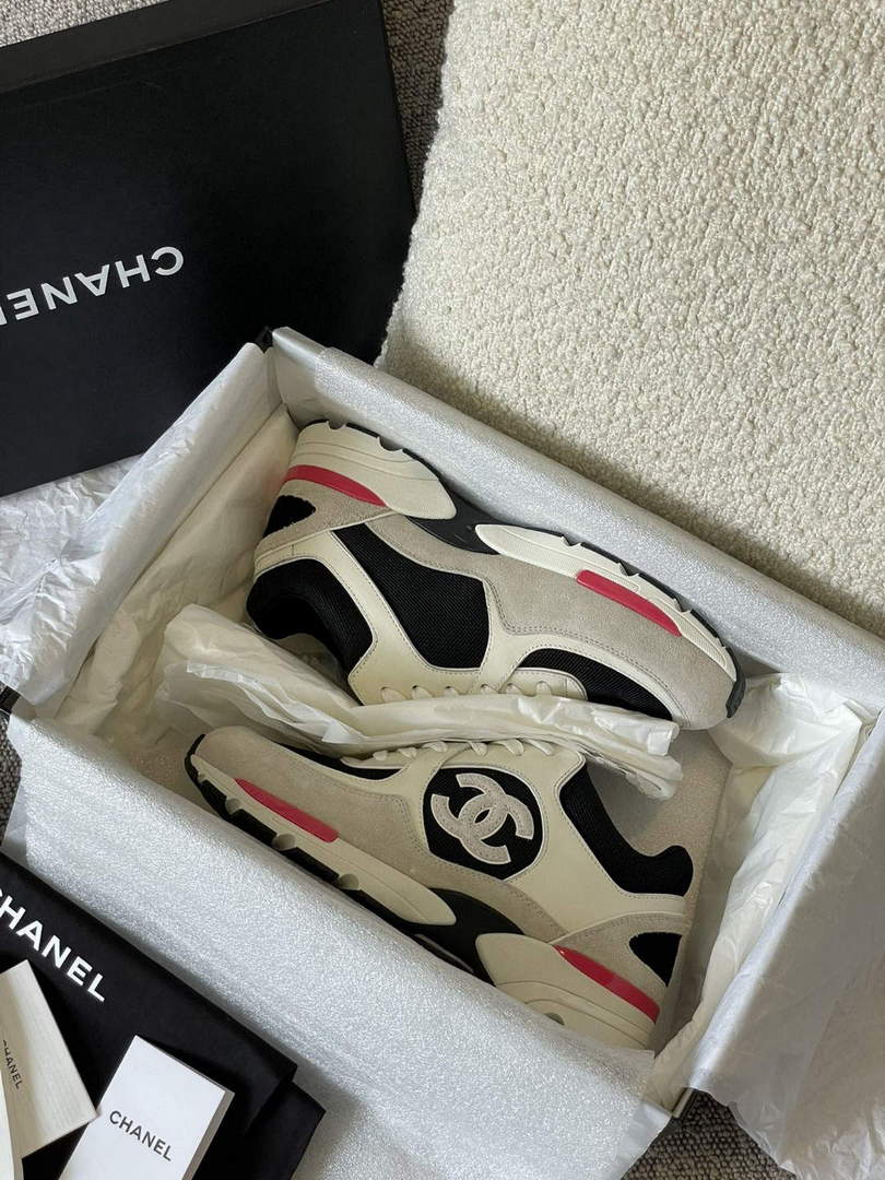 Chanel Men Women's Sneaker Shoes Calfskin G39066 - 34 - View 5