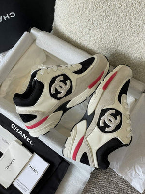 Chanel Men Women's Sneaker Shoes Calfskin G39066 - 34 - View 6
