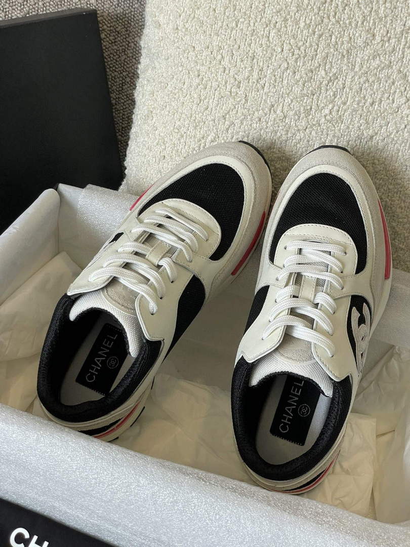 Chanel Men Women's Sneaker Shoes Calfskin G39066 - 34 - View 9