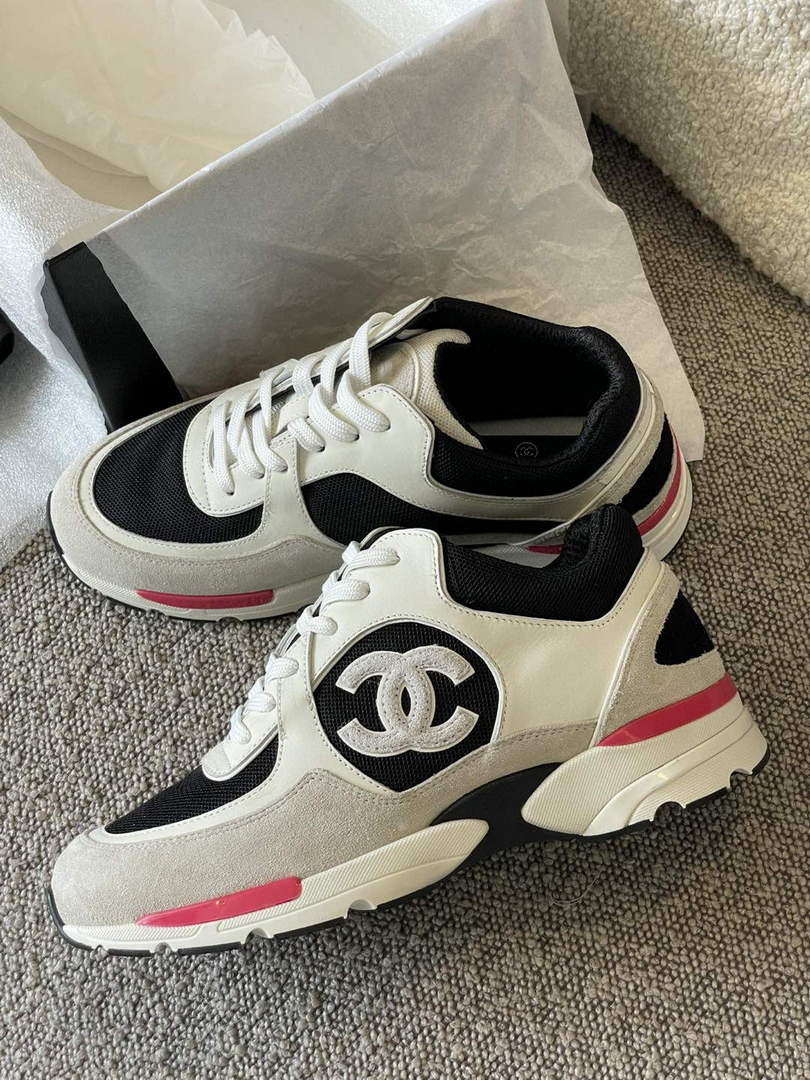 Chanel Men Women's Sneaker Shoes Calfskin G39066 - 34 - View 12