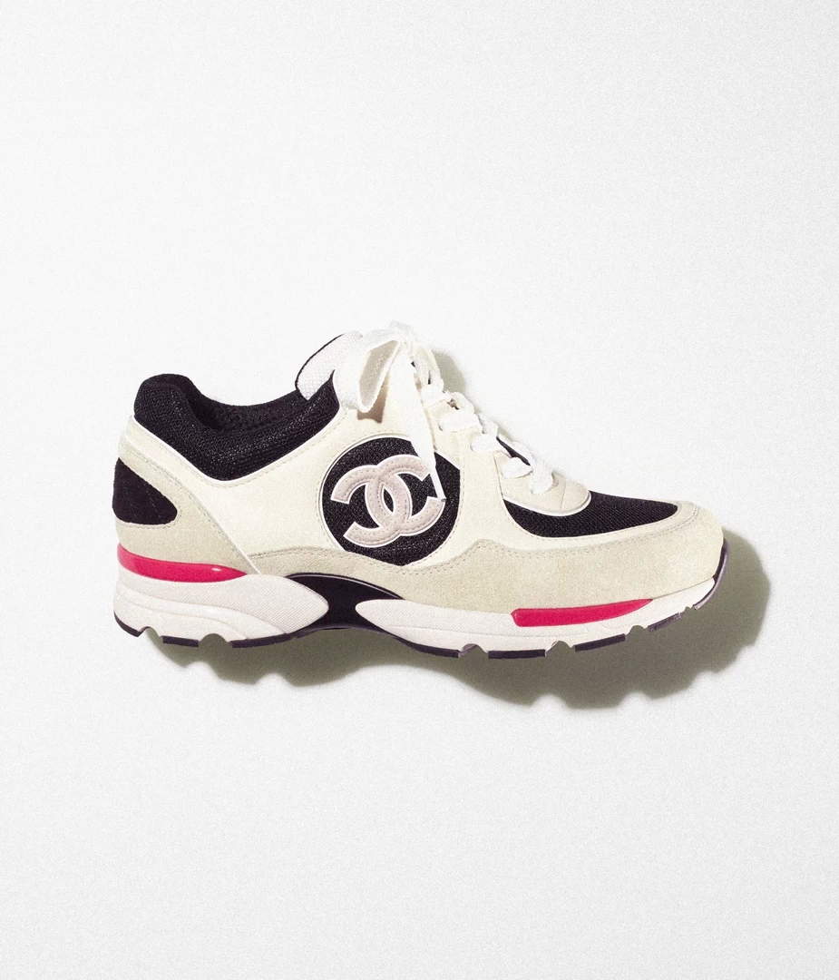 Chanel Men Women's Sneaker Shoes Calfskin G39066