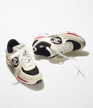 Chanel Men Women's Sneaker Shoes Calfskin G39066 - 34 - View 3