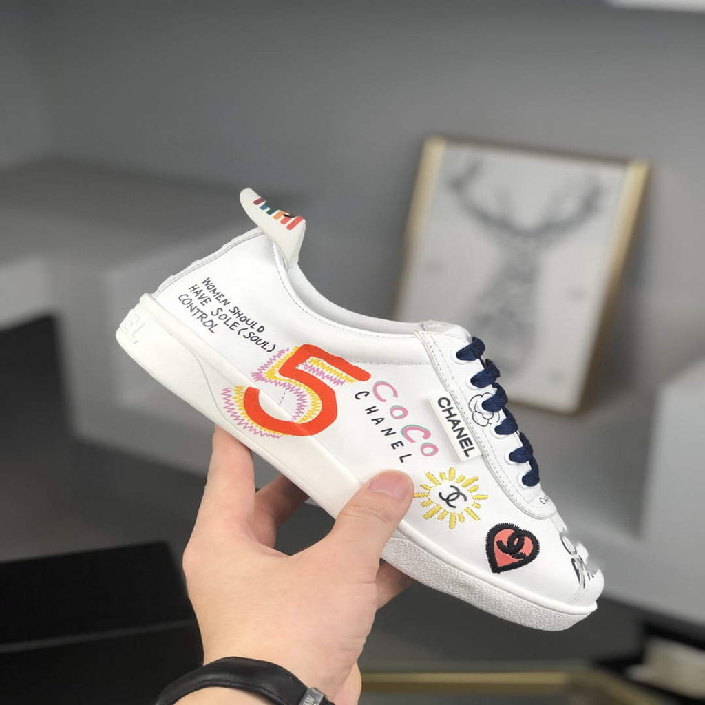 Chanel Men Women's Sneaker Wholsale Chanel x Pharrell Shoes Lambskin C90088
