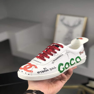 Chanel Men Women's Sneaker Wholsale Chanel x Pharrell Shoes Lambskin C90088 - 34 - View 7