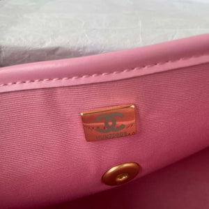 Chanel Messenger Bag Calfskin & Gold-Tone Metal AS4845 Pink Lambskin - Default Title - View 8