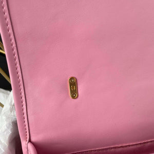 Chanel Messenger Bag Calfskin & Gold-Tone Metal AS4845 Pink Lambskin - Default Title - View 9