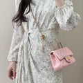 Chanel Mini Flap Shiny Lambskin & Gold-Tone Metal AS5758 Pink