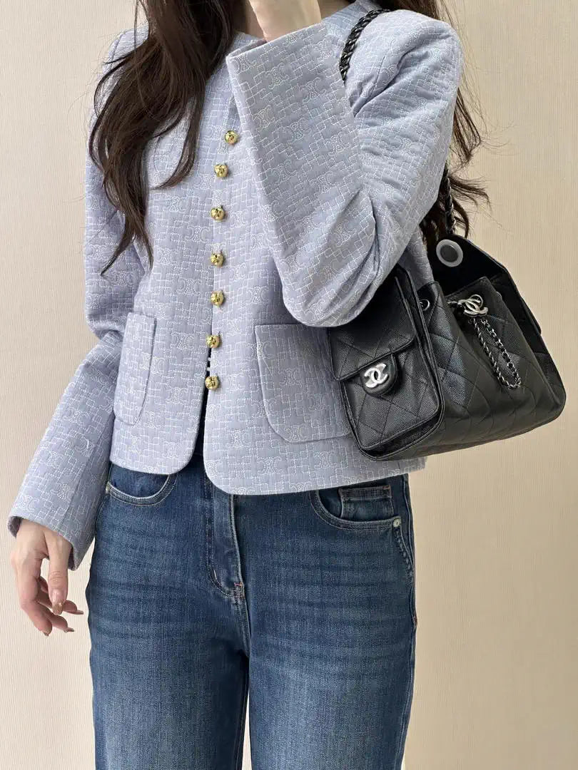 Chanel Mini Hobo Calfskin & Silver-Tone Metal AS5631 Black