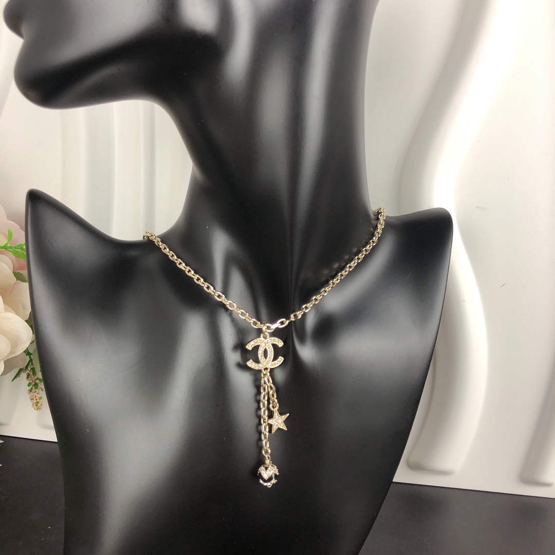 Chanel Necklace Fashion Designer Jewelry CC32144 - Default Title - View 1