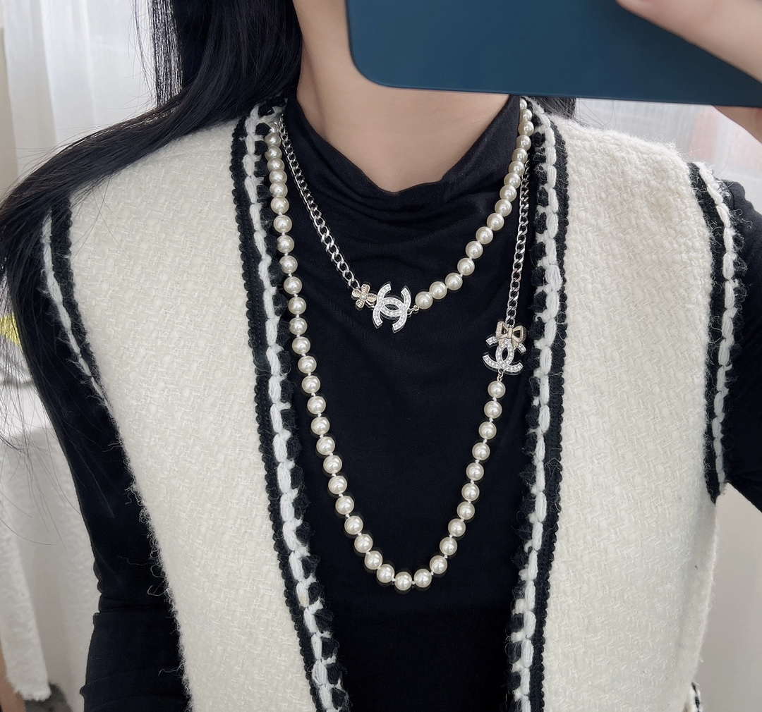Chanel New 24K Long Necklace Fashion Jewelry CC31884