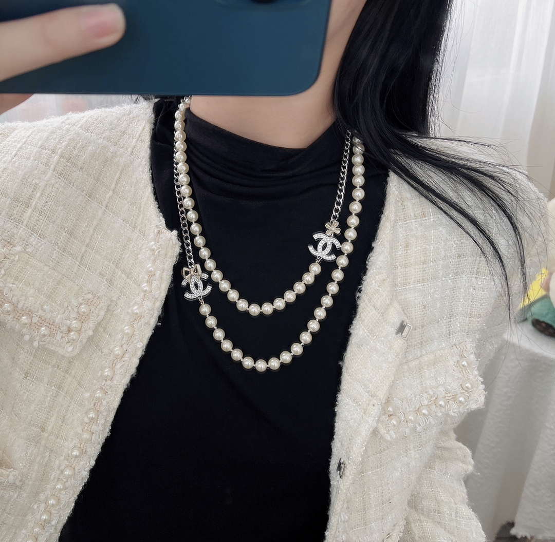 Chanel New 24K Long Necklace Fashion Jewelry CC31884