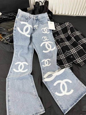 Chanel P73394 Women's Fashion Jeans C58721 - S - View 2